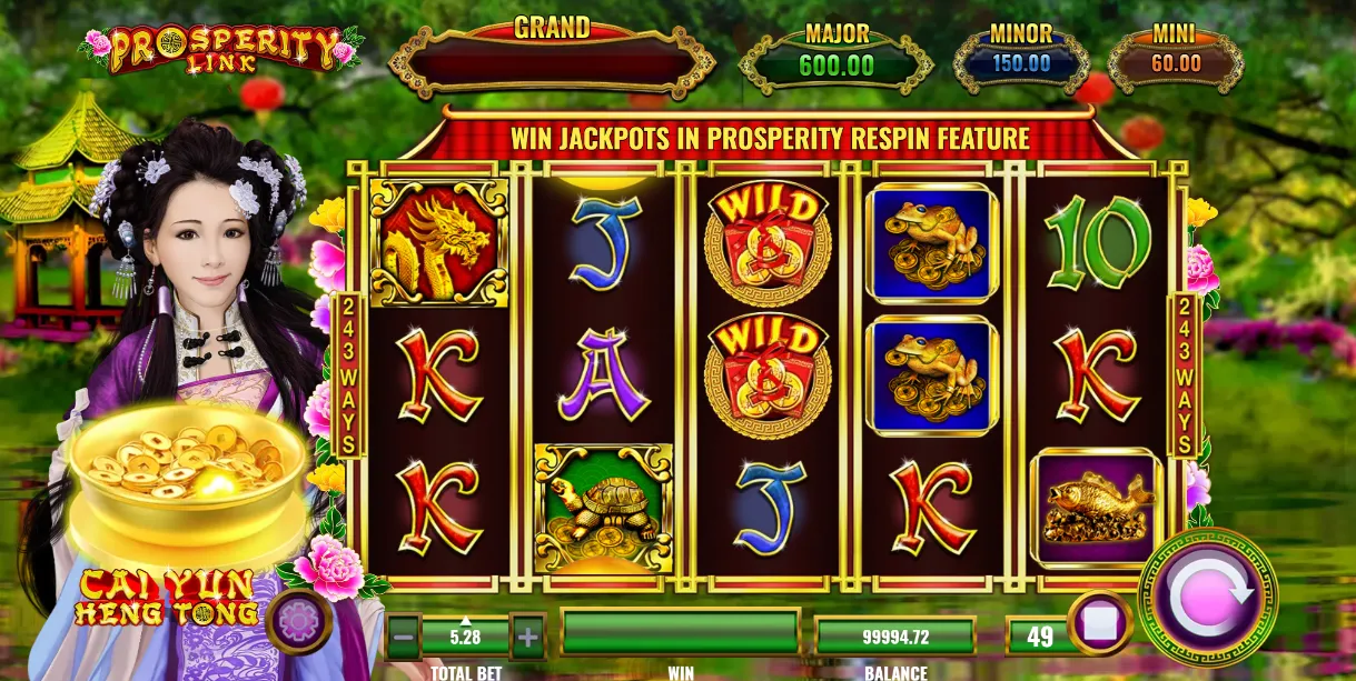 Prosperity Link Cai Yun Heng Tong Slot